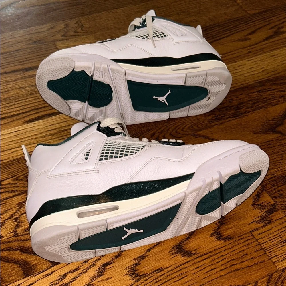Men's Jordan 4 Oxidized Green Retro Basketball Sneakers Men’s Size 7 Women’s 8.5